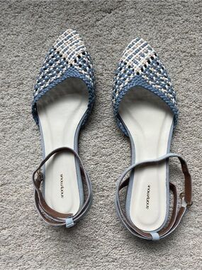 Anonymous Copenhagen Senara Woven Slingback Flats - worn once